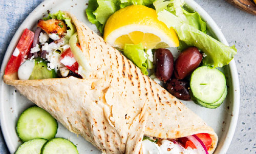 Mediterranean Wrap Plate