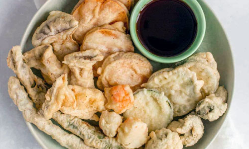Tempura Veg Plate